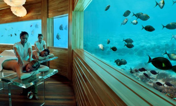 Huvafen Fushi In Maldives Offer First Underwater Spa